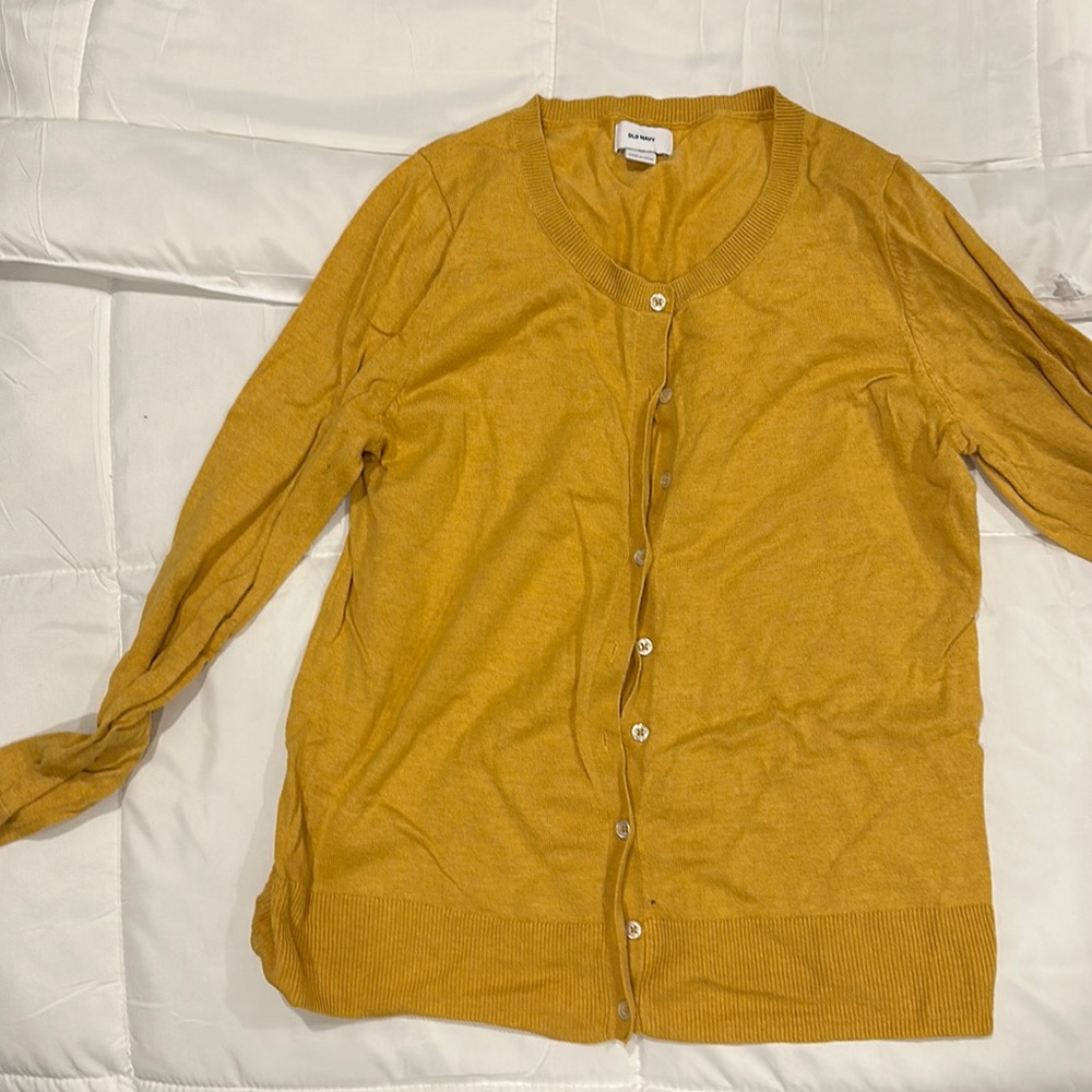 Cute yellow cardigan